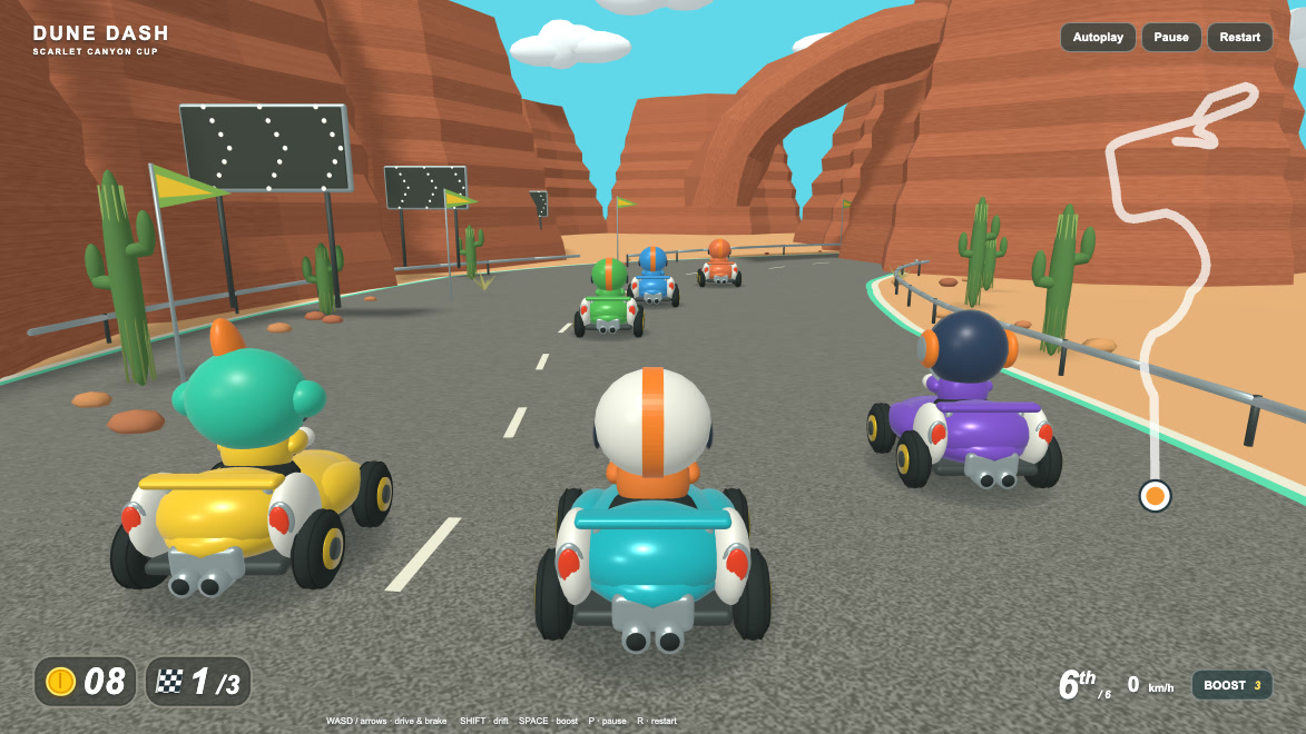 Dune Dash built in Cyclotron